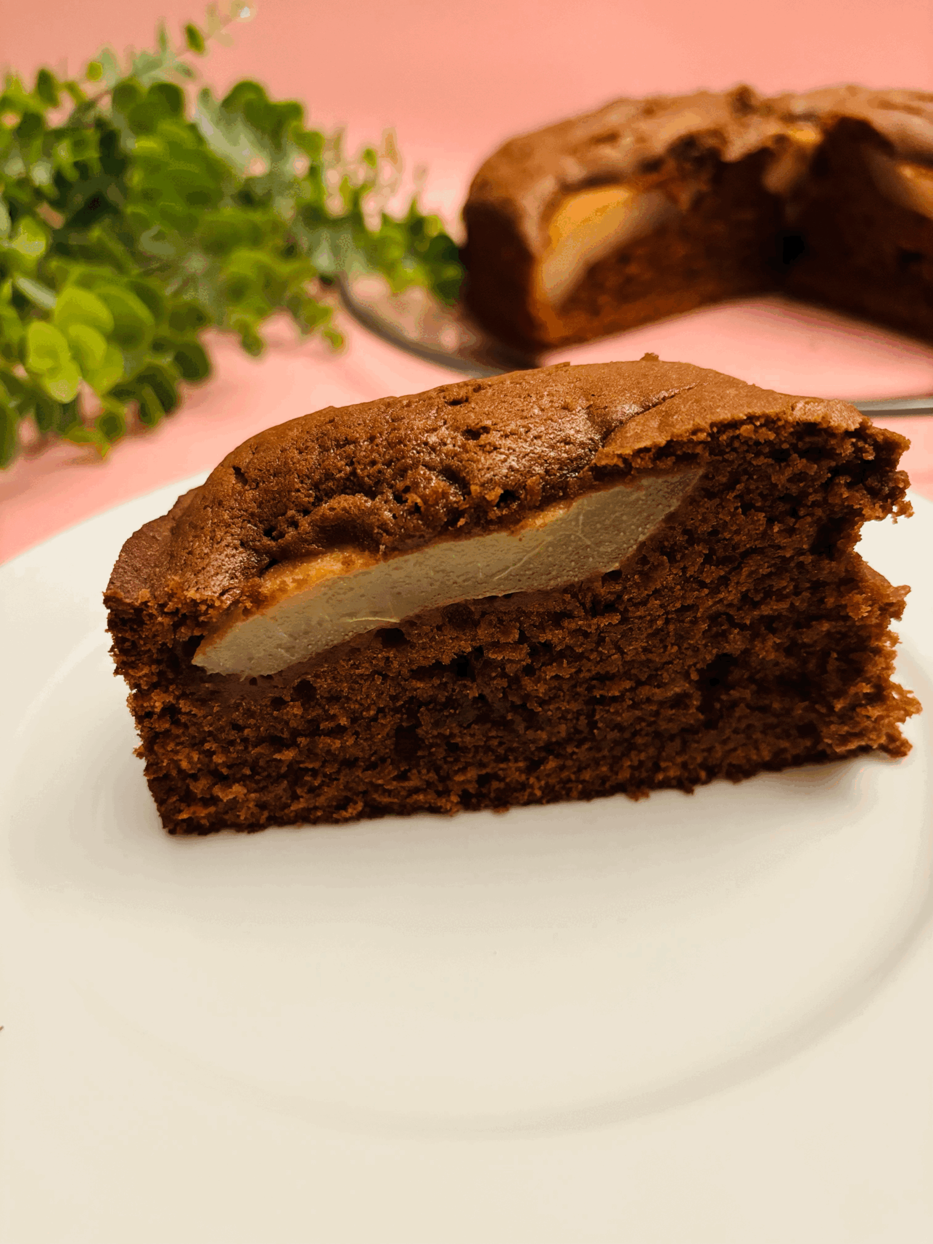 Pear & Chocolate Cake
