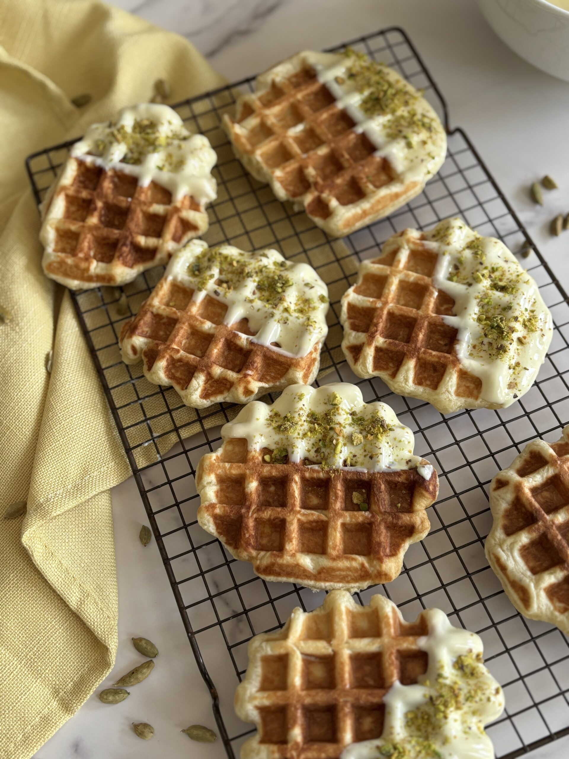 Belgian Cardamom Waffles