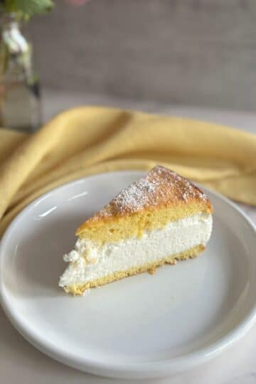 Vanilla Cake filled with a yogurt Cream