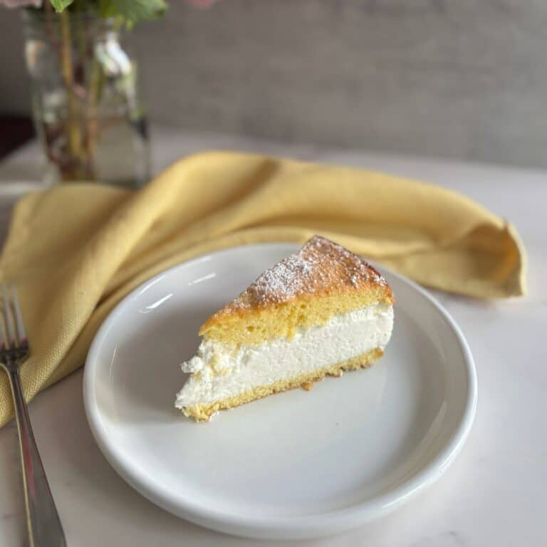 Vanilla Cake filled with a yogurt Cream
