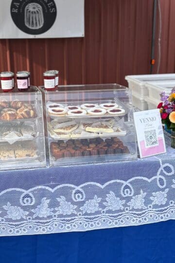 Farmers Market Bakery Display
