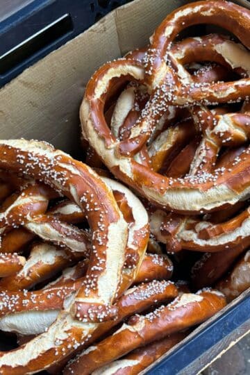 Oktoberfest Pretzel in Basket