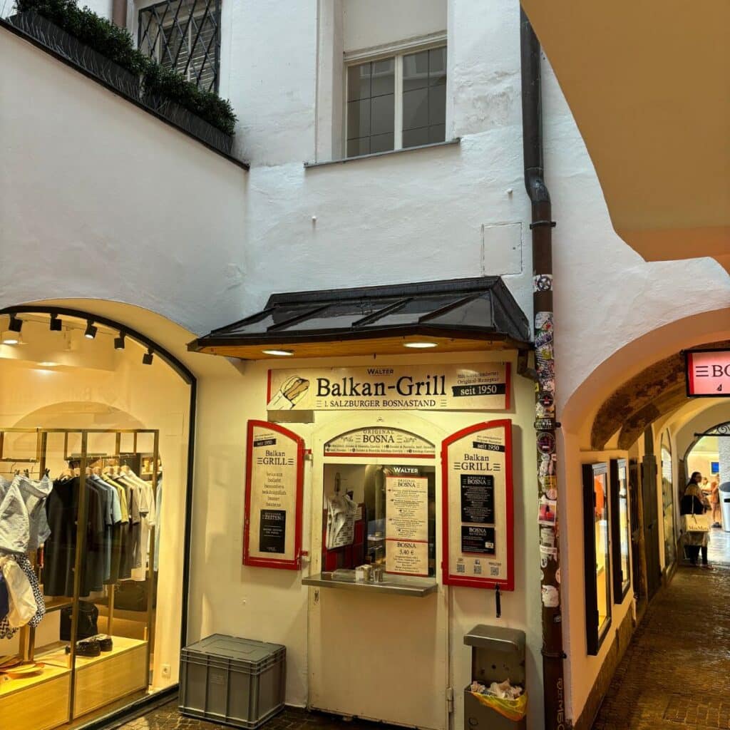 Bosna stand in Salzburg